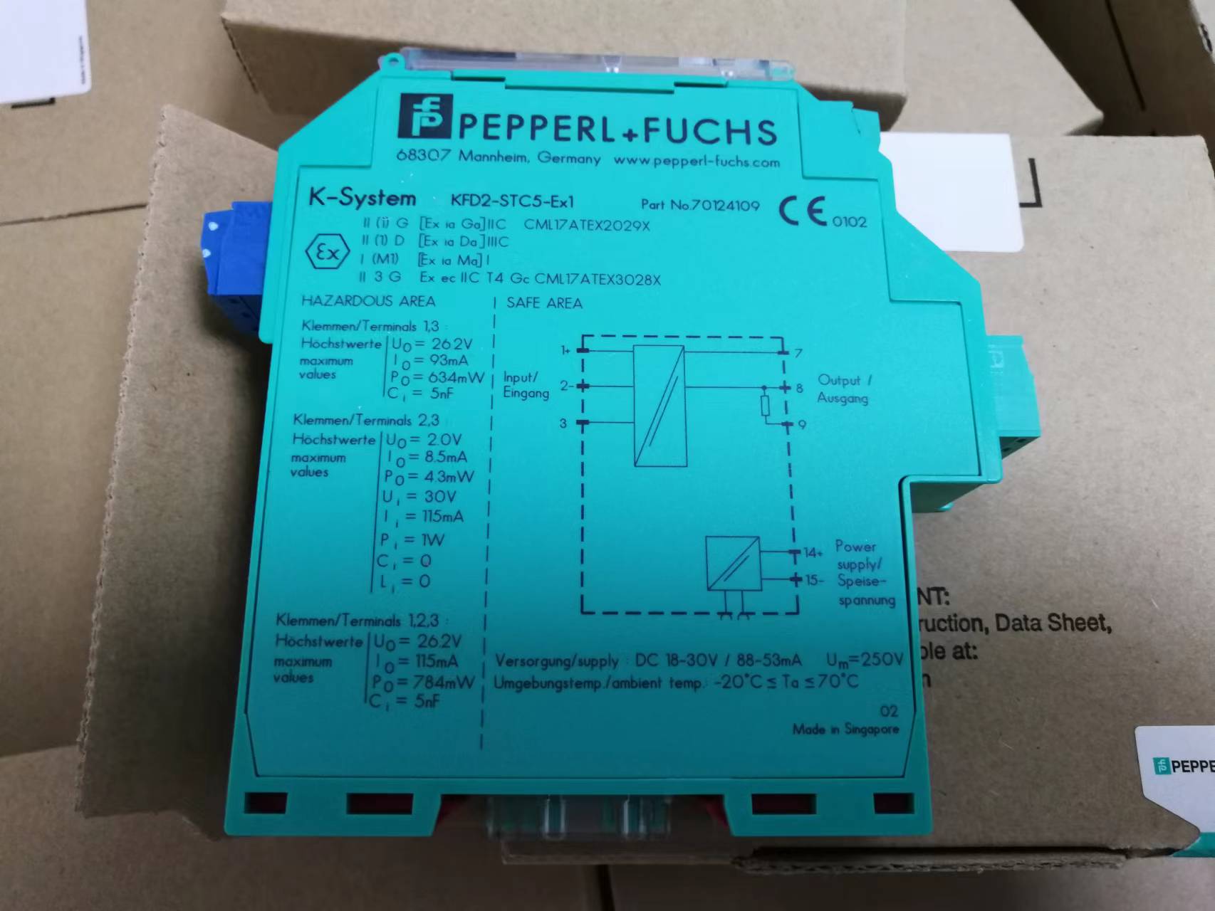 KFD2-STC5-EX1德國倍加福安全柵