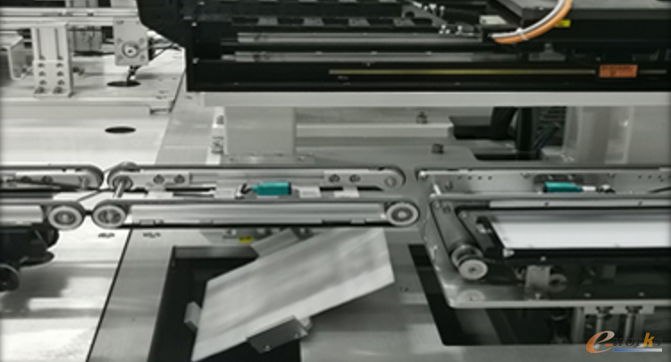 絲網印刷輸送線，硅片有無檢測